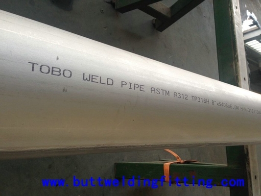 Polished Stainless Steel Seamless Pipe With 304 Welded Pickled , Hot Rolled