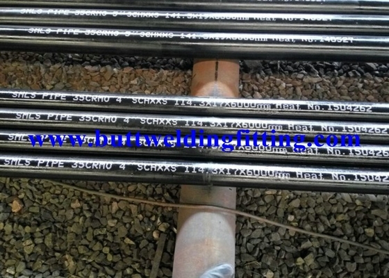 Carbon Steel 35CrMo Small Diameter Seamless Steel Boiler / Structural Tube