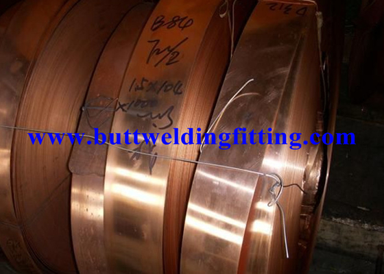 Oxygen Free C10200 Copper Strip / Copper Width Coils 7-610mm For Switch Parts