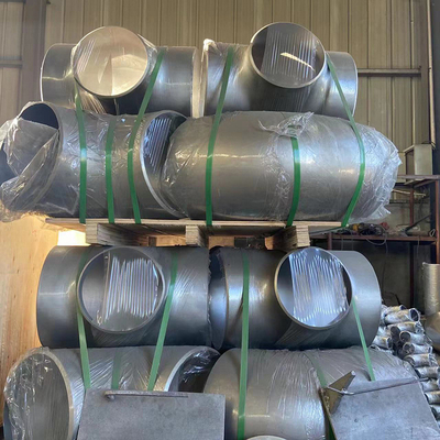 ISO standard Tee type Stainless Steel SS304 Alloy Steel Tee equal tee Pipe Fiftings