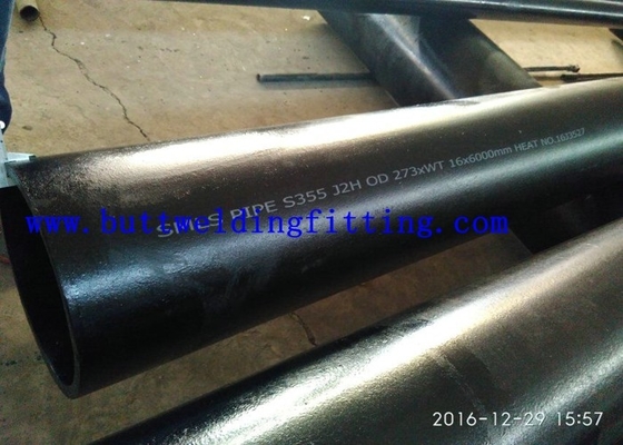 EN10210 S335J2H LSAW Pile API Carbon Steel Pipe / Welding Steel Pipe For Water Gas