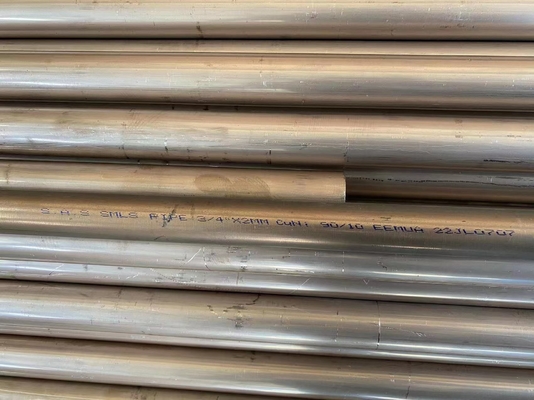 Seamless ASTM B111 6" SCH40 CUNI 90/10 C70600 C71500 TUBE Copper Nickel Pipe