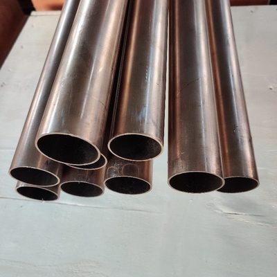 Steel Pipe Copper Nickel Alloy Seamless Distiller Tubes CuNi 90/10 Straight Copper pipe