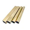 Titanium tube golden round pipe 201 stainless steel color welded pipe