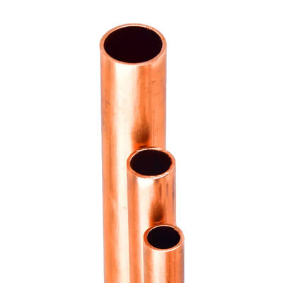 Red Copper 99% Pure Copper Nickel Pipe 20mm 25mm Copper Tubes / Pipe 1/4 Price