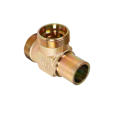 Hydraulic Transition Pipe Fittings  SS304 SS316L Polishing Stainless Steel  threaded connector Tee Female