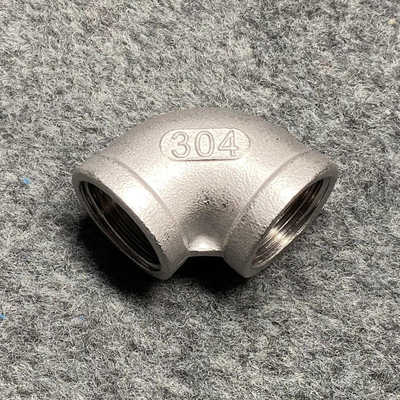 3/4" 1/8" 1/4" 3/8" 1/2" 1" BSP NPT Female Thread 304 Stainless Steel 90 Degree Elbow Pipe Fitting