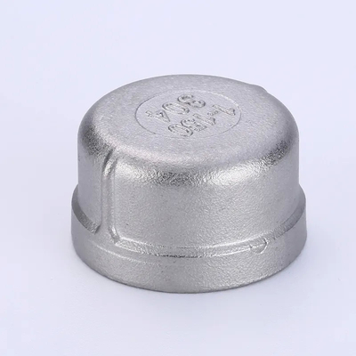 SS304 SS316L Stainless Steel Pipe Fittings Welded Oval Head Ball End Cap Fittings