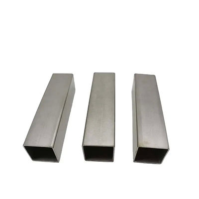 Pure Titanium Rectangular Tube Gr1Gr2 Gr3 Gr4 Titanium Exhaust Seamless Pipe Square Tube