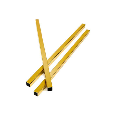 Pure Titanium Rectangular Tube Gr1Gr2 Gr3 Gr4 Titanium Exhaust Seamless Pipe Square Tube