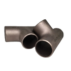 Butt Welding 1/2" SCH10S Titanium Alloy ASTM B363 WPT2 Ti2 Equal Reducer Tee Pipe Fitting Tee