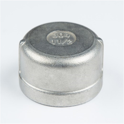 SS304 SS316L Stainless Steel Pipe Fittings Welded Oval Head Ball End Cap Fittings