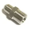 Stainless Steel 304/316 Hydraulic Hose Pipe Connection NPT BSP Female/Male Hex Nipple