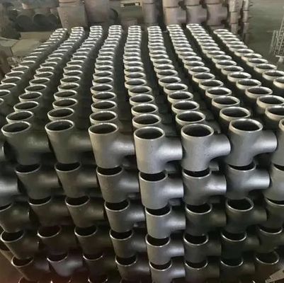 Custom Size Pickled Passivated Stainless Steel Butt Weld Pipe Tee ISO 9001