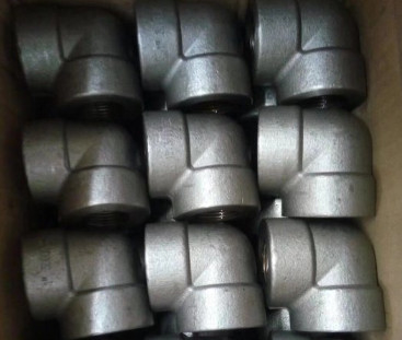 Stainless Steel Forged Pipe Fittings 90 Degree Socket-Weld Elbow LR/SR Radius B16.11