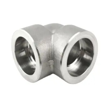 Stainless Steel Forged Pipe Fittings 90 Degree Socket-Weld Elbow LR/SR Radius B16.11