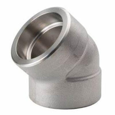 ASTM A105/A182 Forged Elbow, 2000LB-9000LB Threaded/Socket-Weld Fitting 100% PMI Tested