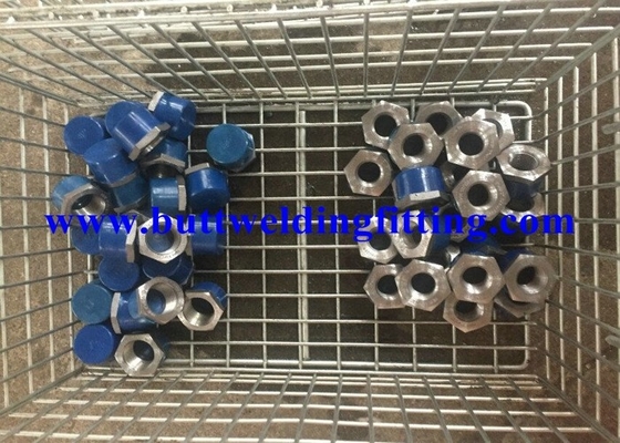 Silver NPT PSI Hexagonal Forged Pipe Fittings 2" X 1" With API / CE