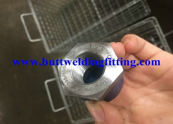 Silver NPT PSI Hexagonal Forged Pipe Fittings 2" X 1" With API / CE