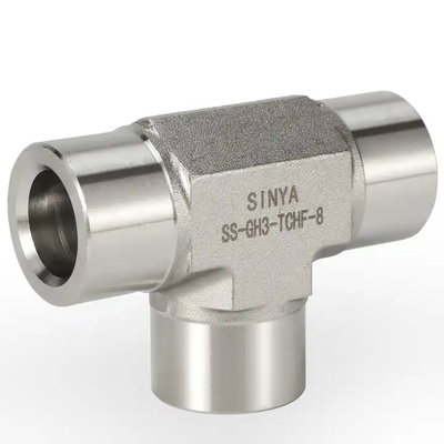 1/8In High Pressure B366 WPNIC11 Incoloy 800HT Forged Pipe Fitting SCH40 Socket Welding Tee