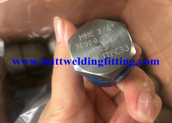 Hexagonal Bushing Forged Pipe Fittings 2” x ¾” 3000 / 6000 PSI NPT A105