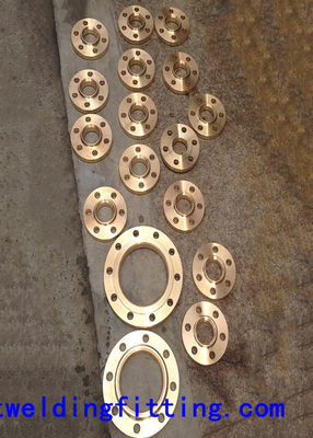 Cu-Ni 90-10 Forged Steel Flanges , 150#-2500# 1-60 Inch Copper Nickel Flanges