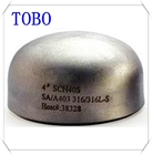 High Yield Carbon Steel 2 Inch Stainless Steel Pipe Cap , Tube End Caps