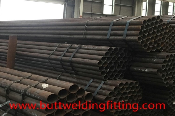 Round Seamless Alloy Steel Pipe A335 P9 Black 3'' SCH40 Plain End