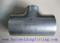 WP304 / 316 Butt Weld Reducing Tee Seamless Or Weld ASME B16.9