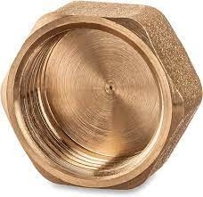 Brass Weld Tube Cap End Cap Hex THD Cap 1/8" 3000# Dn6 SCH160 Butt Welding Pipe Fitting