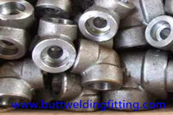 DN15-200 Carbon steel Forged Pipe Fittings / 90 deg high pressure Elbow SCH10 ASTM A105