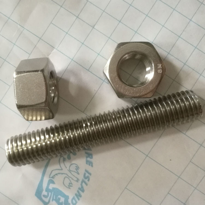 M2-M100 ASME16.9 Stainless Steel 316 Hex Head Stud Bolt and Nuts