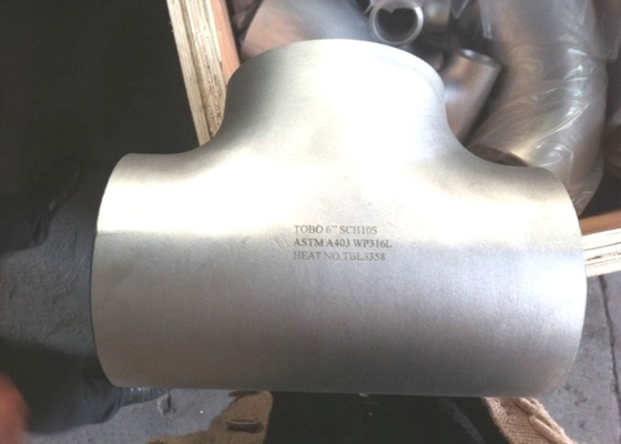 BIS API PED CuNi 90/10 Butt Weld Pipe Fittings Concentric / Eccentric tee