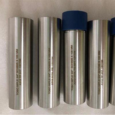 METAL 1"-10" Titanium Alloy  TA7 TA12 Swaged Nipple Forged Pipe Fittings