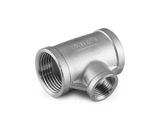 Threaded Fittings Reducing Unequal Tee 8'' SCH30 Stainless steel Pipe Fittings Forged FIttings