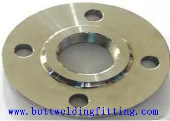 EN10253-2 UNS S32750 Forged Steel Flanges For chemical , WN flange