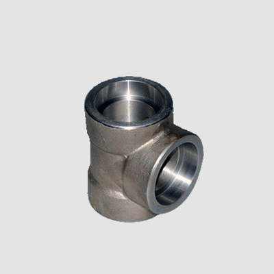 TOBO Pressure Welded tee with Black Painting Finish and Hot Galvanized Surface Protection