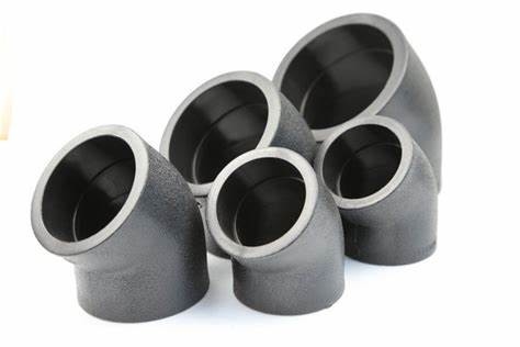 Stainless Steel Elbow Pipe Fittings 45 Degree Socket Weld Long Radius Elbow Forged Fittings
