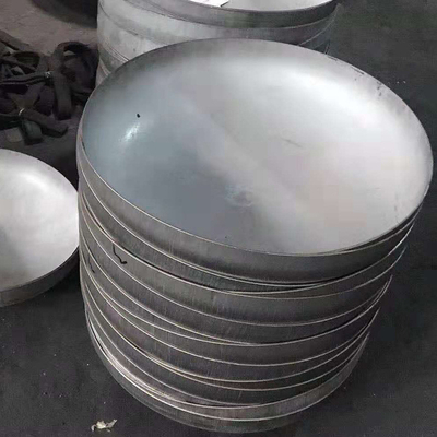 Customized Welded Stainless Steel Round Pipe Caps with Polished Surface and ASME Standard