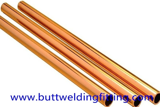 JIS GB CuNi 70/30 Seamless Copper Nickel Pipe / Water Heater Tube