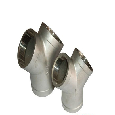 Y Type Copper Tee Refrigeration Butt Weld Fittings Copper Pneumatic Connector