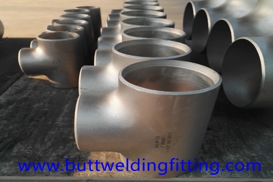 Nickel Alloy ASTM B163 NO8020 Equal Tee Butt Weld Pipe Fittings