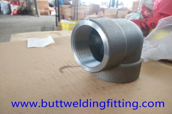 Forged Pipe Fittings UNS S32750 90D Socket Welded Elbow ASME B16.11