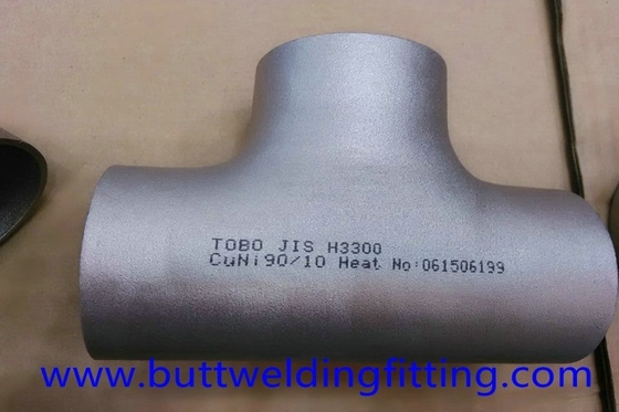 Pipe Fittings Copper Nickel 90/10 Reducer Tee ASME B16.9 1'' SCH40