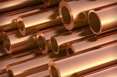 TOBO Seamless round pure copper tube ASTM B280 straight copper brass tube