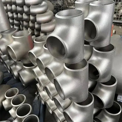 ASME B16.9 Stainless Steel Equal Tee 304/316L Seamless Butt Weld Pipe Fitting 1/2-24 Inch