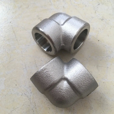 ASME B16.11 Standard Forged Pipe Fittings with 100% PMI Testing and ISO 9001 Certification
