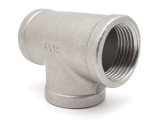 ety Sanitary Butt Weld Fittings Straight Reducing Tee Fitting 2" ~ 6" ASME BPE Standard