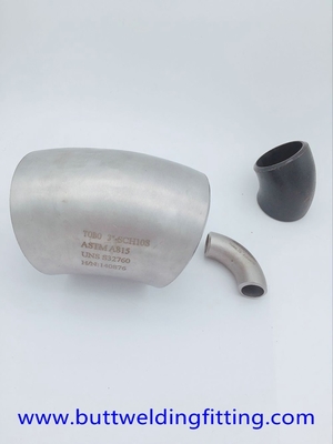 UNS S32760 Seamless Stainless Steel Elbow 45D LR Elbow ASTM A815