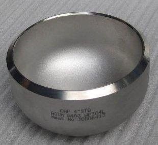 ASME B16.9 Stainless Steel Pipe Cap 304/316L Seamless Butt Weld End Closure Fitting